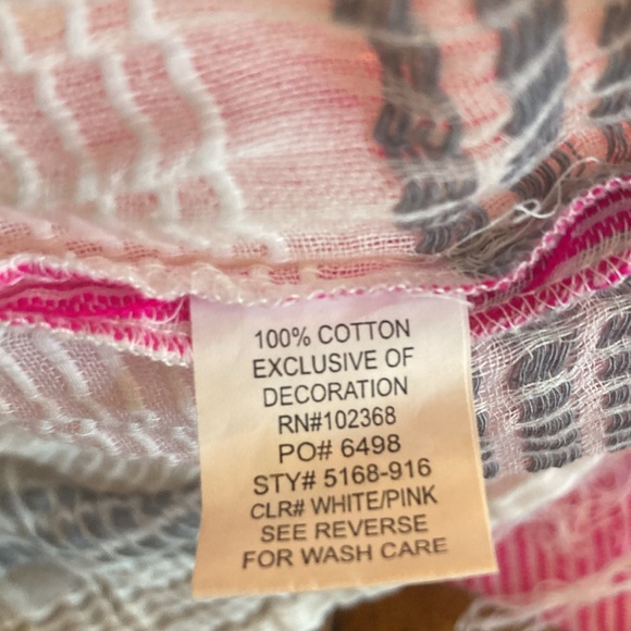 Blue Island Large Bathing Suit Coverup Adjustable Waist - Picture 4 of 6